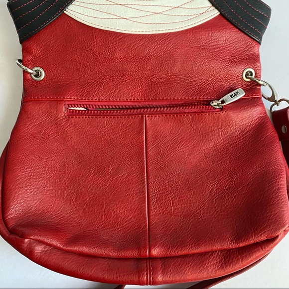 Espe red convertible cross-body bag - Picture 9 of 11